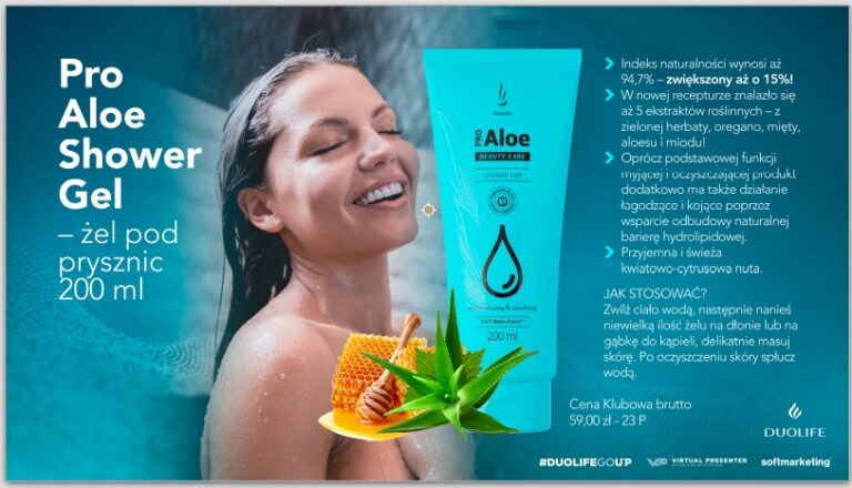 żel pod prysznic pro aloe shower gel 200 ml