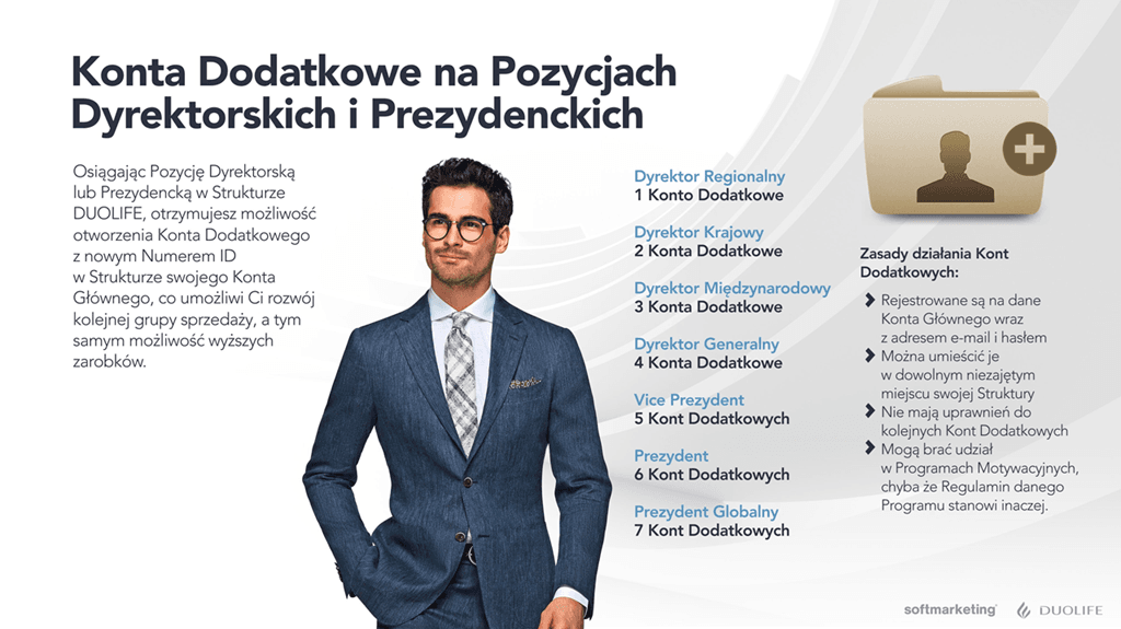 dodatkowe konta by zarabiać więcej w mlm